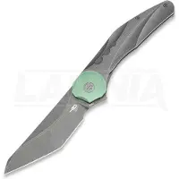 Bestech Coltello pieghevole Excentric - Blastwash - Titanium, grigio