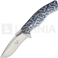 V Nives Coltello pieghevole Atmosphere Framelock, blue/silver
