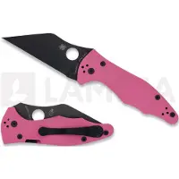 Spyderco Coltello pieghevole Yojimbo 2 Pink G10 CPM S30V Black Blade SPRINT RUN