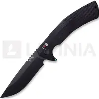 ANV Knives Coltello pieghevole A400 BB - DLC Black Sleipner - G10, nero