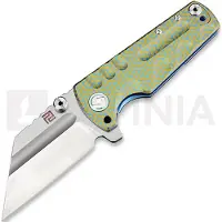 Artisan Cutlery Coltello pieghevole Proponent Framelock CPM S35VN, gold/blue