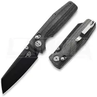 Bestech Coltello pieghevole Slasher - Blackwash - Micarta, nero