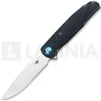 Bestech Coltello pieghevole Ascot - Satin - G10 + CF, blu