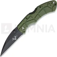 V Nives Coltello pieghevole Rocky Lockback Green