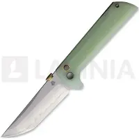 North Mountain Blade Coltello pieghevole Chop 2 Button Lock Jade G-10