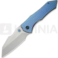 We Knife High-Fin XL, Blue/Purple Ti, Stonewashed