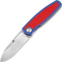 Kansept Knives Coltello pieghevole Mato Blue/Red G-10