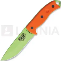 ESEE Coltello da sopravvivenza Model 5, venom green/orange G10, black kydex sheath