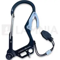 Outdoor Element Fire Escape Carabiner, nero