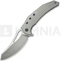 We Knife Epaulette, Diamond Pattern Polished Ti, Polished BB
