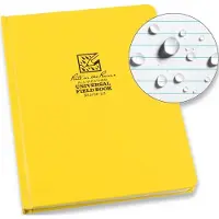Rite in the rain Large Bound Book, giallo