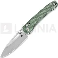 Bestech Coltello pieghevole Cobber - Stonewash - Micarta, verde