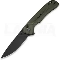 CIVIVI Coltello pieghevole Tarask, OD Green G-10, Black Stonewash