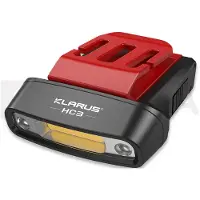Klarus HC3 Cap Visor Light, rosso