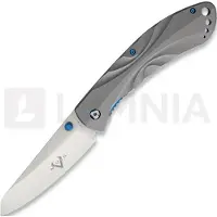 V Nives Coltello pieghevole Poseidon Linerlock, grigio