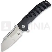 Komoran Coltello pieghevole Linerlock Black G10