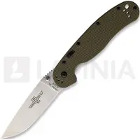 Ontario Coltello pieghevole RAT 1A, A/O, verde