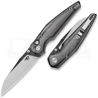 Bestech Coltello pieghevole Snakebird - Satin + PVD - Micarta, nero