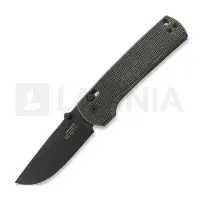 The James Brand Coltello pieghevole The Kline - Black / Black / Micarta / Straight