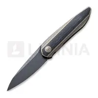 We Knife Coltello pieghevole Black Void Opus, bronze ti with black G10 inlay