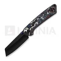Kizer Cutlery Coltello pieghevole Madrac S45VN, Nebula Fat Carbon, Matte DLC Ultra