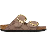 Birkenstock per donna. 1032891 Sandali Arizona Big Buckle (Vestibilità Stretta) taupe (38), Basso, Nessuno, Casual