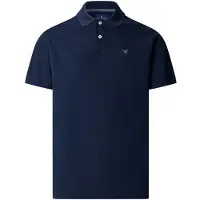 Hackett per uomo. HM5600239 Polo Slim Fit Logo blu marino (M), Casual, Cotone, Manica corta, Navy