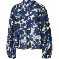 MUNTHE Camicia da donna 'LYNX' blu / marino / offwhite
