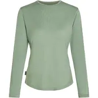 Icebreaker Women's Merino 125 Cool-Lite Sphere III L/S Tee Maglia merino Donna (XS, verde)