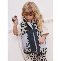 Liewood Kid's Noam Pile Vest Gilet in pile Bambini (116, grigio)