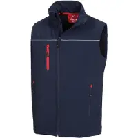 Nitras Gilet in softshell Motion Tex Light blu, taglia M