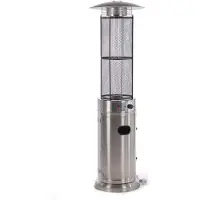 Fornorth riscaldatore radiante Round Tube 11kW alimentato a gas, acciaio inox