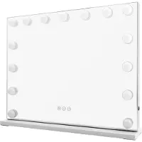 Lykke Specchio da trucco con luce Hollywood 56x12x46 cm