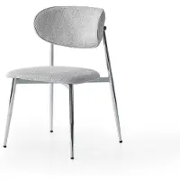Xl Moebel Gmbh Set da pranzo: tavolo da pranzo con 4 sedie, moderno, grigio, comodo, allungabile