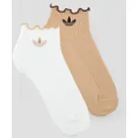 Adidas Calzini RUFFLE QUARTER SOCKS donne - Multicolore - S