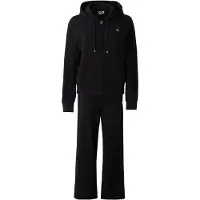 EA7 per donna. 7W000464_AF13135 Set Train Core Lady Oh Black (S), Nero, Casual, Sportivo, Cotone, Sintetico, Sportswear, Multisport, Manica