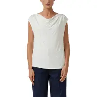 s.Oliver T-shirts Offwhite Taglia: 34 | Magliette intime Outlet | Donna | Bianco