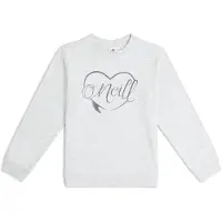 O'Neill Girls Essentials Crew White Melange Taglia: 116 | Maglioni Outlet | Unisex | Bianco