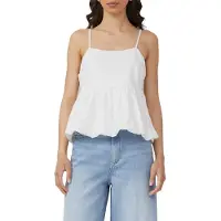 s.Oliver -qs Blouses White Taglia: 44 | Canottiere Outlet | Donna | Bianco