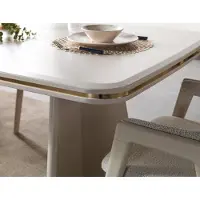 Xl Moebel Gmbh Tavolo da pranzo con 4 sedie, stile moderno, colore bianco, nuovo, pratico