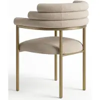 Xl Moebel Gmbh Set da pranzo beige: grande tavolo da pranzo, sedie, credenza, specchio, mobili da sala da pranzo