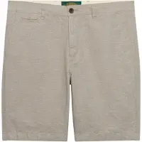 Superdry per uomo. M7110487A Pantaloncini chino beige testurizzati di alta qualità (36), Casual, Cotone