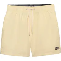 Superdry per uomo. M3010267A Costume da bagno con logo ricamato, taglia 15, colore giallo (XXL), Beachwear, Polister riciclato