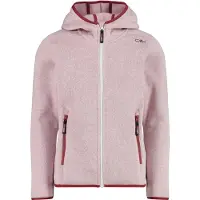 CMP Girl's Jacket Fix Hood Jacquard Knitted 3H19825 Giacca in pile Bambini (164, fuchsia)