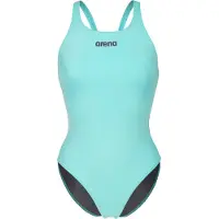 Arena Women's Team Swimsuit Swim Pro Solid Costume intero Donna (42, turchese)