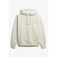 Superdry Felpa 'Luxe Casual' crema / grigio