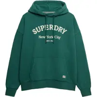 Superdry per donna. W2012575A Felpa verde di lusso (M), Casual, Cotone