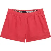 Superdry per donna. W7110450A Pantaloncini di lino rosso (XL), Casual