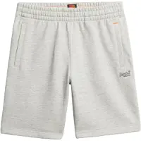Superdry per uomo. M7110427A Pantaloncini in maglia con logo Essential in grigio (M), Casual, Cotone