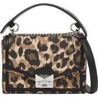 Karl Lagerfeld K/style Leopard Shoulder Bag Leopard Signature Taglia: OS | Borse a mano Outlet | Donna